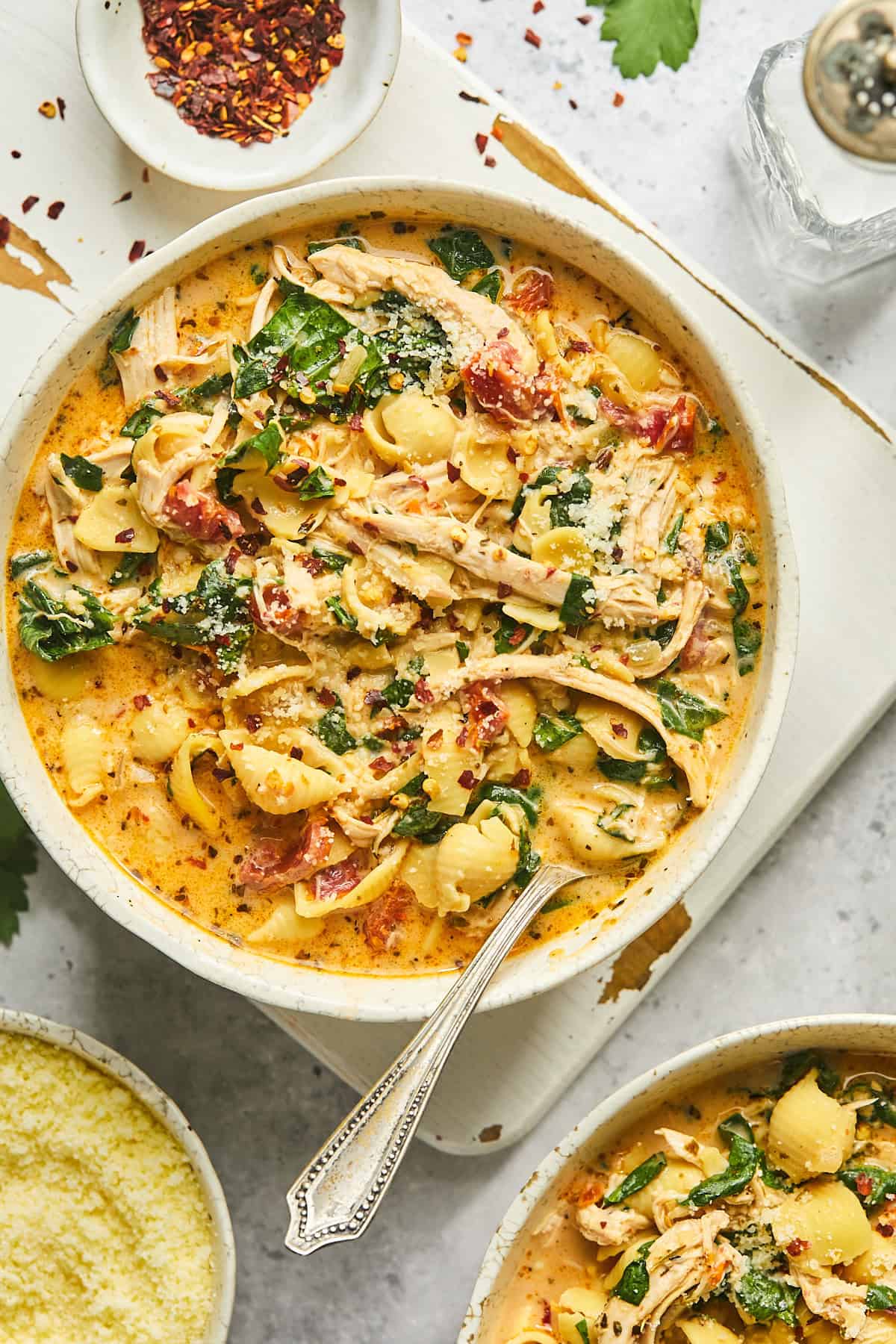 Creamy Marry Me Chicken Soup: Cheesy Tortellini, Full Meal Delight